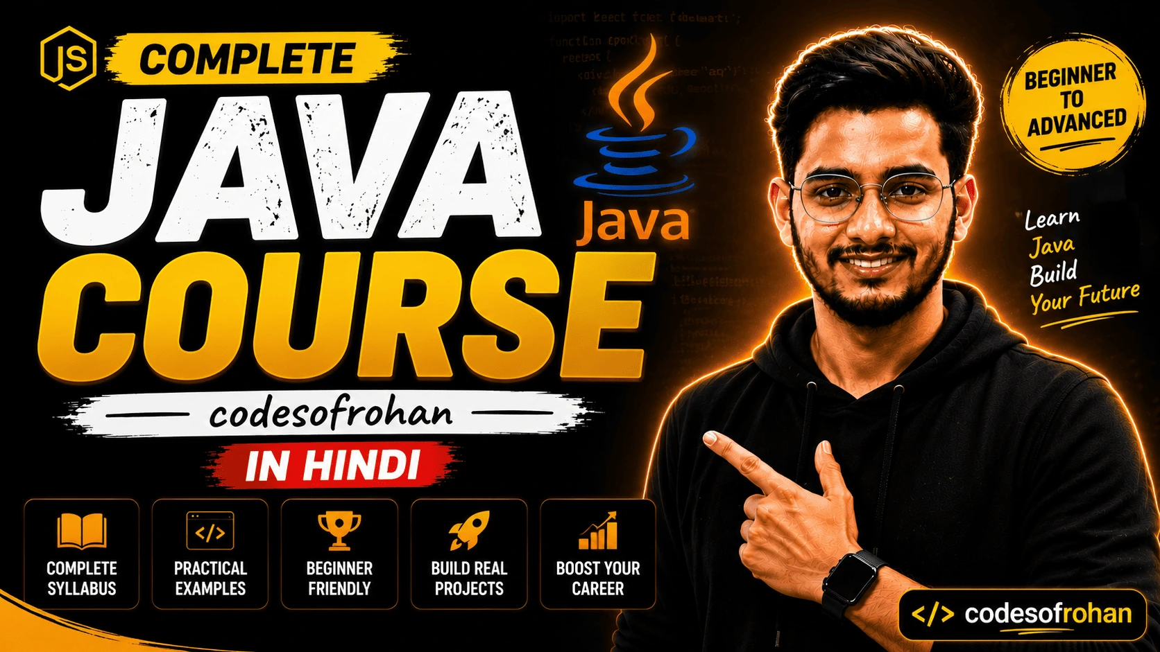 Complete Java Course by codesofrohan