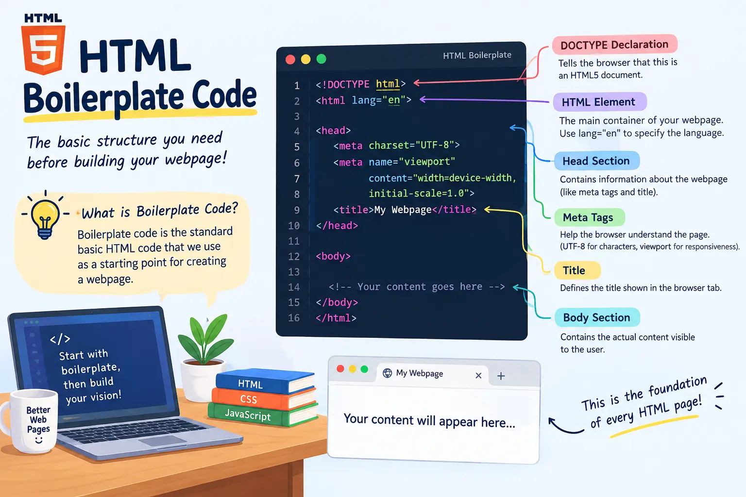 Boilerplate Code in HTML